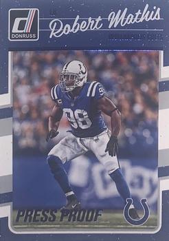 2016 Donruss - Press Proofs Blue #130 Robert Mathis Front