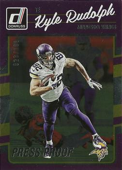 2016 Donruss - Press Proofs Silver #174 Kyle Rudolph Front