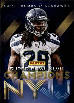 2014 Panini Seattle Seahawks Super Bowl XLVIII Champions #7 Earl Thomas Front