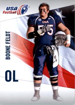 2012 Upper Deck USA Football #4 Boone Feldt Front