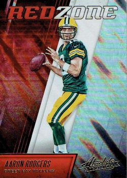 2016 Panini Absolute - Red Zone #1 Aaron Rodgers Front