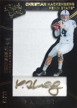 2016 Panini Black Gold Collegiate - Sizeable Signatures Jerseys #11 Christian Hackenberg Front