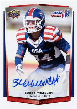 2015 Upper Deck USA Football - Autograph #28 Bobby McMillen Front