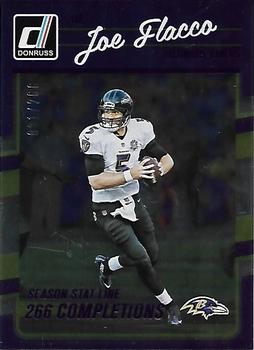 2016 Donruss - Stat Line Season #20 Joe Flacco Front