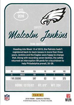 2016 Donruss - Stat Line Years #226 Malcolm Jenkins Back