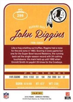 2016 Donruss - Stat Line Years #299 John Riggins Back