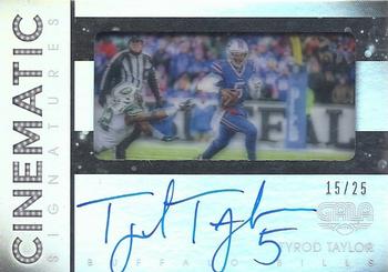 2016 Panini Gala - Cinematic Signatures #CS-TTL Tyrod Taylor Front