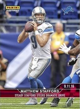 2016 Panini Instant #23 Matthew Stafford Front