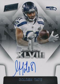 2016 Panini Immaculate Collection - Super Bowl Signatures #SBXLVIII-GT Golden Tate Front