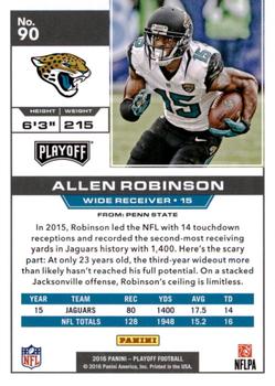 2016 Panini Playoff - 4th Down #90 Allen Robinson Back