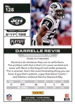 2016 Panini Playoff - 4th Down #128 Darrelle Revis Back