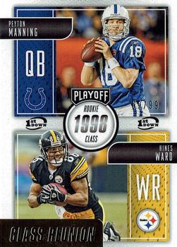 2016 Panini Playoff - Class Reunion 1st Down #CR-MW Peyton Manning / Hines Ward Front