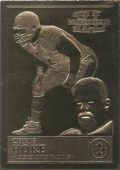 2006 The Danbury Mint Super Bowl XL Champion 22Kt Gold #NNO Chris Hoke Front
