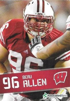 2011 Wisconsin Badgers Program Cards #NNO Beau Allen Front