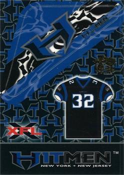2001 ArtBox XFL Tabletop #13 New York-New Jersey Hitmen Front