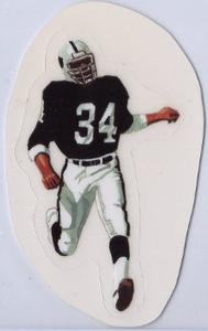 1988 Football Heroes Stickers #8 Bo Jackson Front