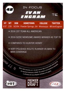 2017 SAGE HIT #48 Evan Engram Back