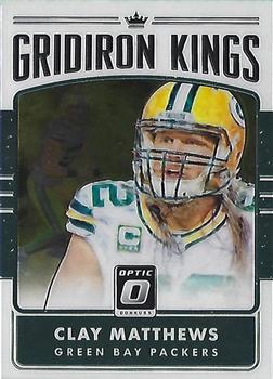 2016 Donruss Optic - Gridiron Kings #17 Clay Matthews Front