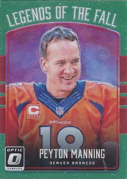 2016 Donruss Optic - Legends of the Fall Red #13 Peyton Manning Front