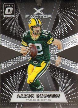 2016 Donruss Optic - X-Factor #1 Aaron Rodgers Front