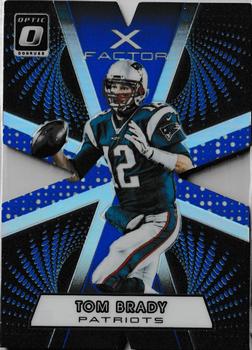 2016 Donruss Optic - X-Factor Blue #20 Tom Brady Front