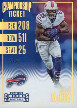 2016 Panini Contenders - Championship Ticket #53 LeSean McCoy Front