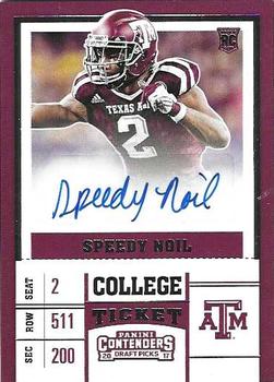 2017 Panini Contenders Draft Picks #159 Speedy Noil Front