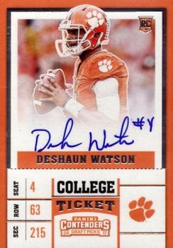 2017 Panini Contenders Draft Picks #101 Deshaun Watson Front