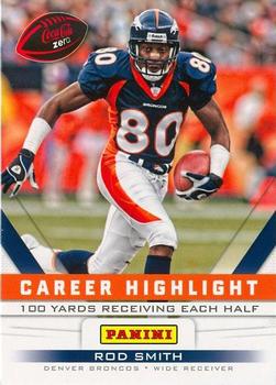 2012 Panini Rod Smith Career Highlights #4 Rod Smith Front