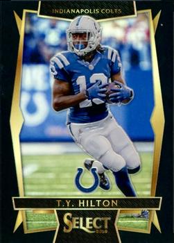 2016 Panini Select - Black Prizm #71 T.Y. Hilton Front