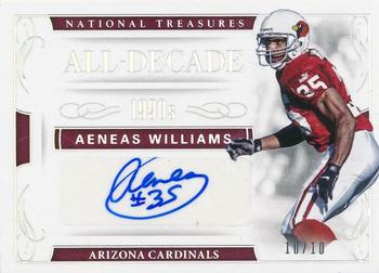 2016 Panini National Treasures - All-Decade Signatures Holo Silver #48 Aeneas Williams Front