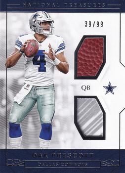 2016 Panini National Treasures - Rookie Dual Materials #22 Dak Prescott Front