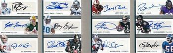 2016 Panini National Treasures - Treasure Chest Signatures #1 Brett Favre / Deion Sanders / Emmitt Smith / Hines Ward / Jerry Rice / Peyton Manning / Ray Lewis / Barry Sanders / Jerome Bettis / Joe Montana / Lawrence Taylor / Michael Irvin Front