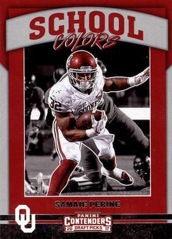 2017 Panini Contenders Draft Picks - School Colors #18 Samaje Perine Front