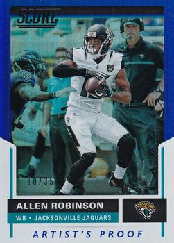 2017 Score - Artist's Proof #207 Allen Robinson Front