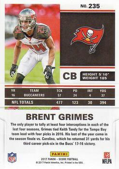 2017 Score - Artist's Proof #235 Brent Grimes Back