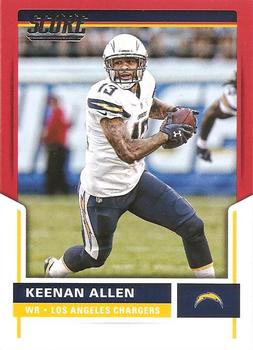 2017 Score - Red #260 Keenan Allen Front