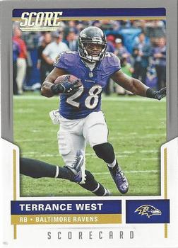 2017 Score - Scorecard #28 Terrance West Front