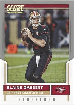 2017 Score - Scorecard #36 Blaine Gabbert Front