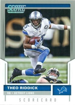 2017 Score - Scorecard #51 Theo Riddick Front