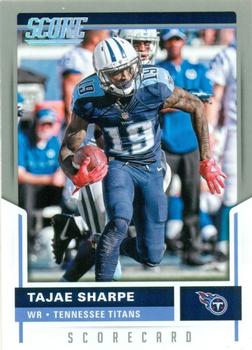 2017 Score - Scorecard #259 Tajae Sharpe Front