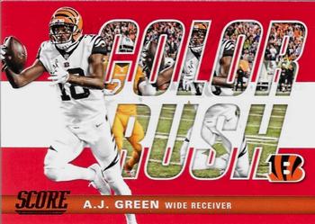 2017 Score - Color Rush Red #3 A.J. Green Front