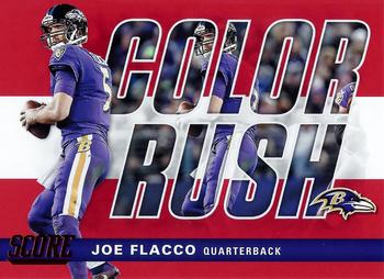 2017 Score - Color Rush Red #10 Joe Flacco Front