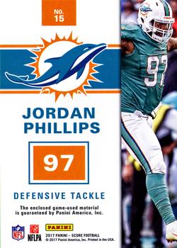 2017 Score - Defenders #15 Jordan Phillips Back