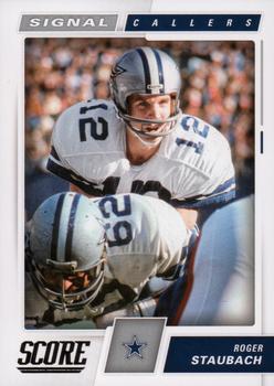 2017 Score - Signal Callers #22 Roger Staubach Front