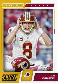 2017 Score - Signal Callers Gold #14 Kirk Cousins Front