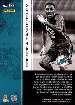 2017 Donruss Elite #129 Cordrea Tankersley Back