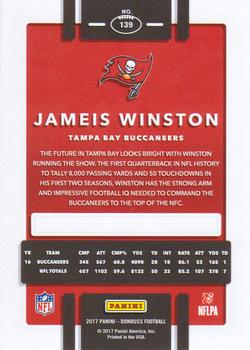 2017 Donruss #139 Jameis Winston Back