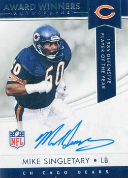 2017 Panini Majestic - Award Winning Autographs #AWA-MY Mike Singletary Front