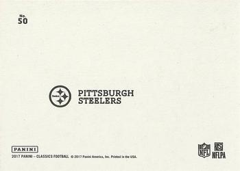 2017 Panini Classics - Blank Back #50 Ben Roethlisberger Back